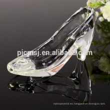 Made In China Zapatos de boda de tacón alto de cristal de calidad superior para mujeres